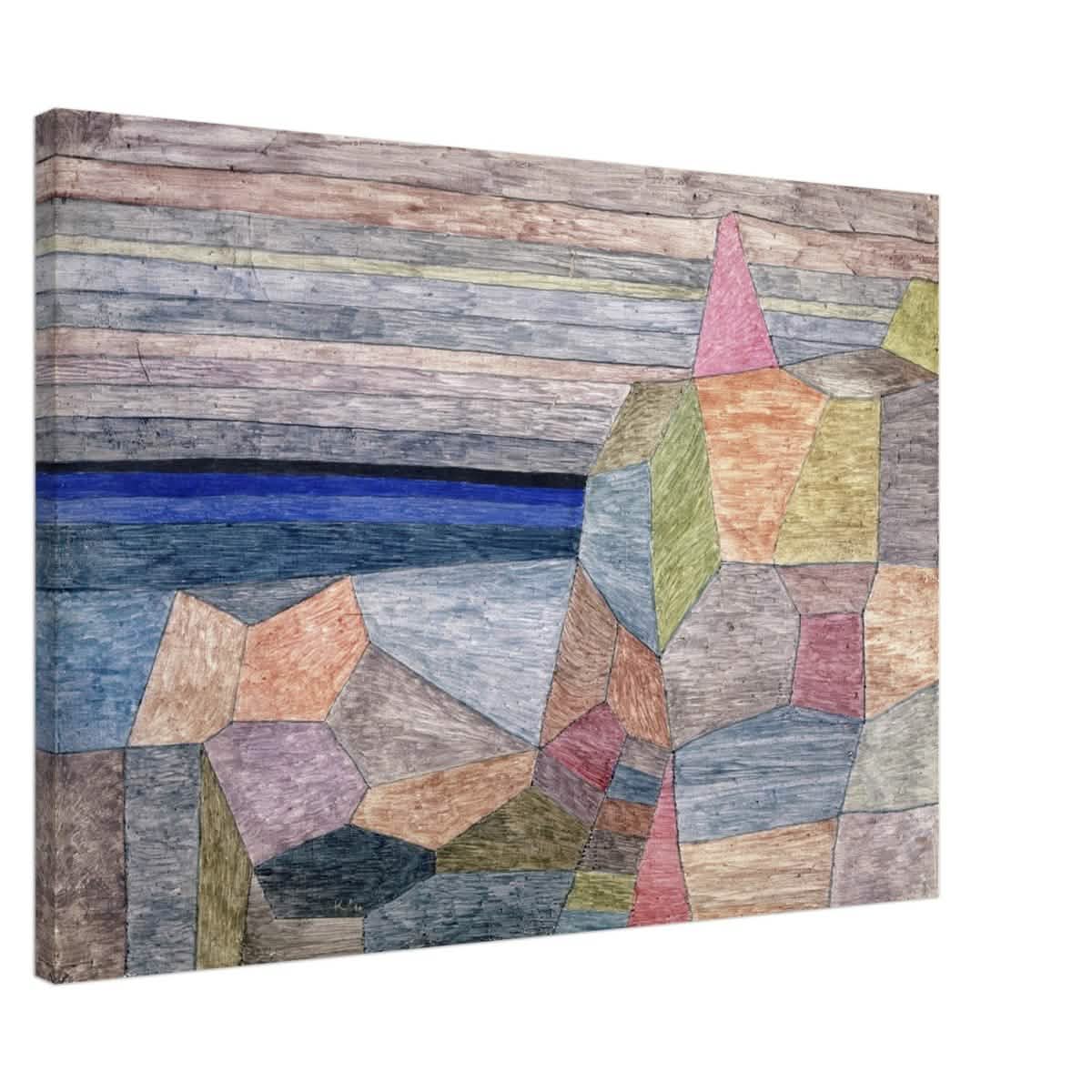Promontorio Ph by Paul Klee 1933 Abstract Wall Art - Canvas - 70x100 cm / 28x40″ - Thick