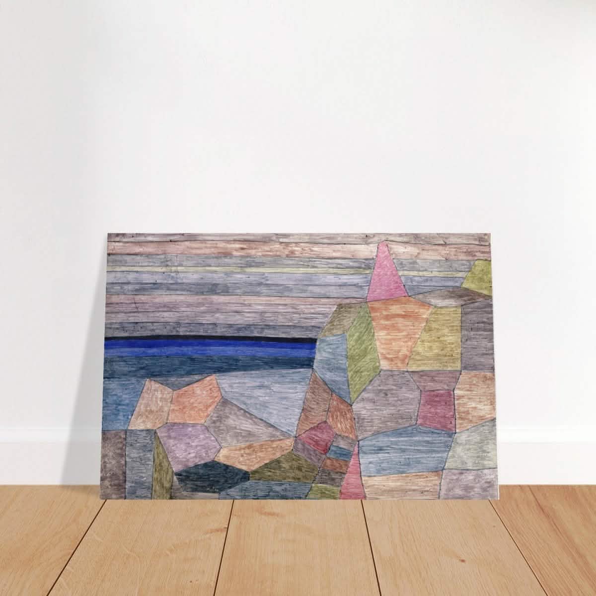 Promontorio Ph by Paul Klee 1933 Abstract Wall Art - Brushed Aluminum Print - 50x75 cm / 20x30″ -