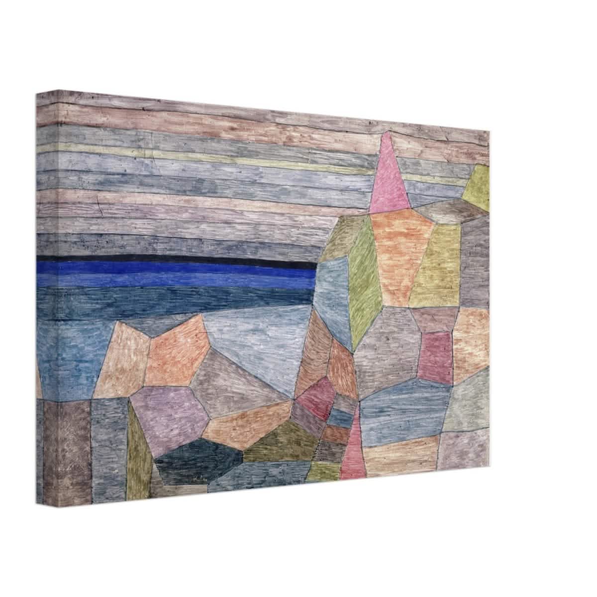 Promontorio Ph by Paul Klee 1933 Abstract Wall Art - Canvas - 30x45 cm / 12x18″ - Thick