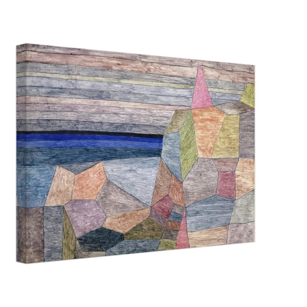Promontorio Ph by Paul Klee 1933 Abstract Wall Art - Canvas - 30x45 cm / 12x18″ - Slim