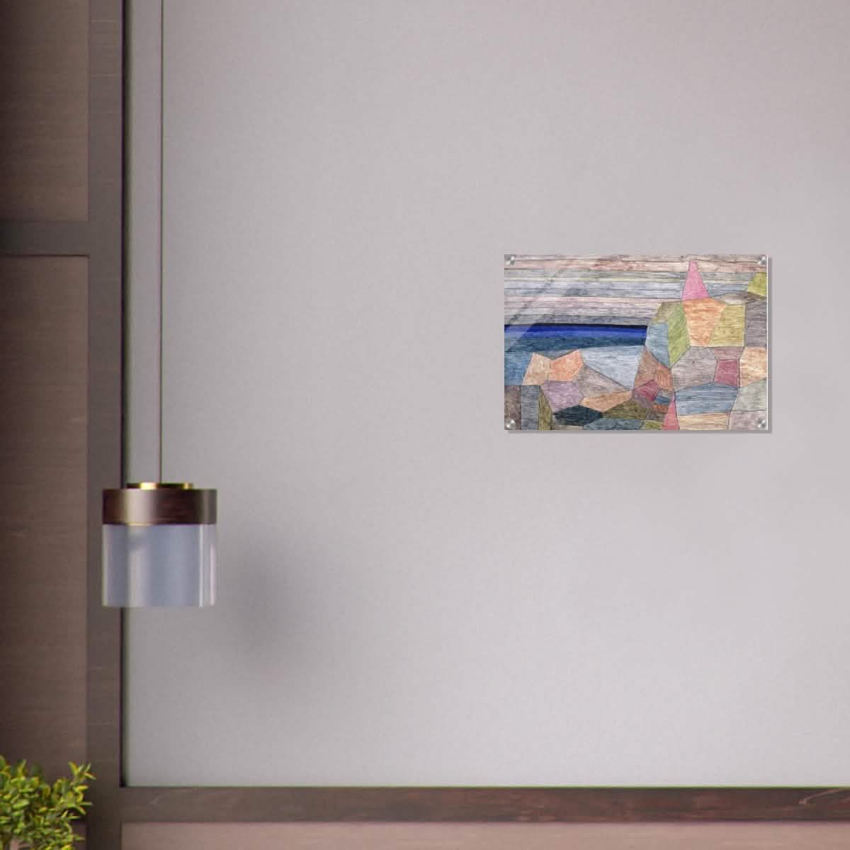 Promontorio Ph by Paul Klee 1933 Abstract Wall Art - Acrylic Print - 40x60 cm / 16x24″ -