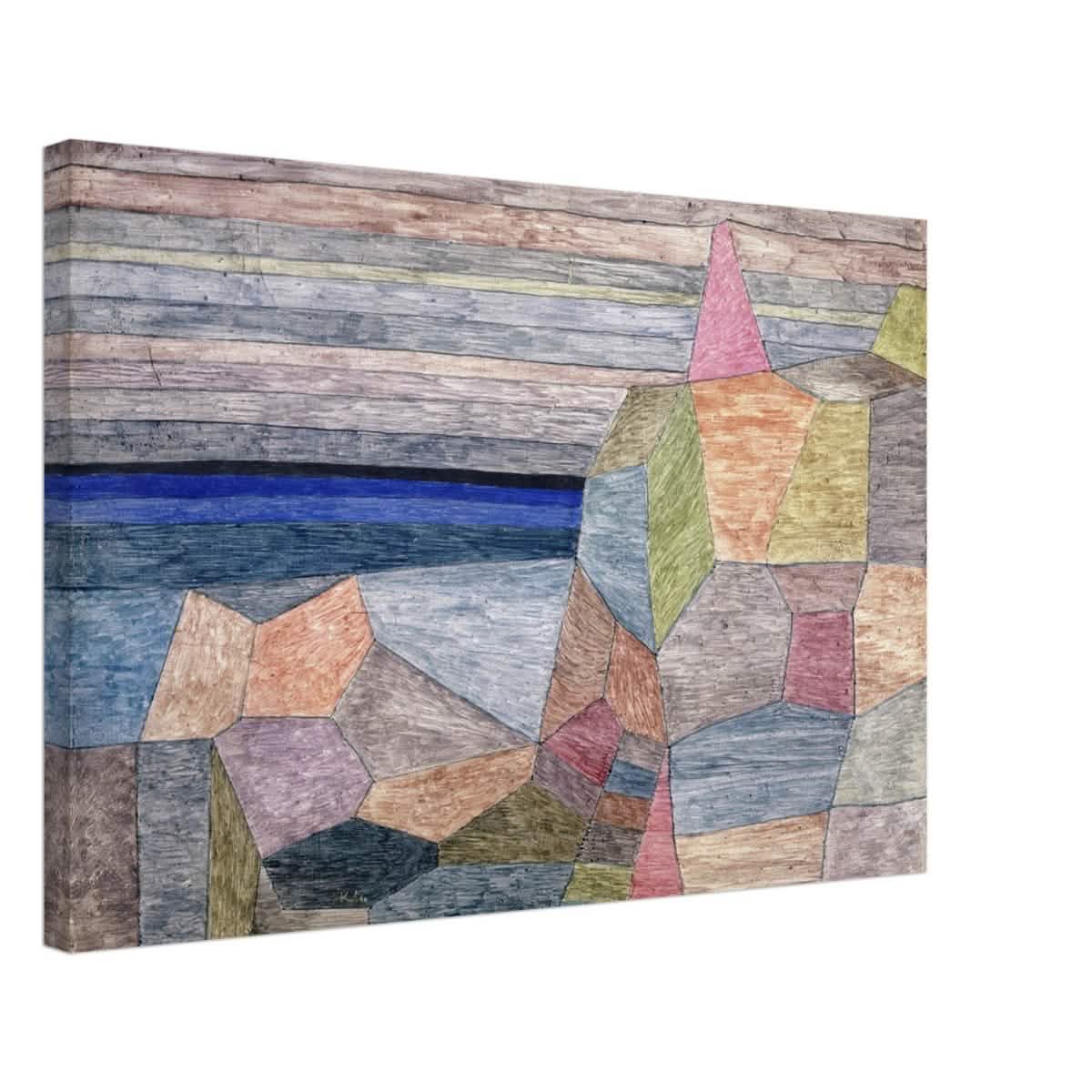 Promontorio Ph by Paul Klee 1933 Abstract Wall Art - Canvas - 50x75 cm / 20x30″ - Thick