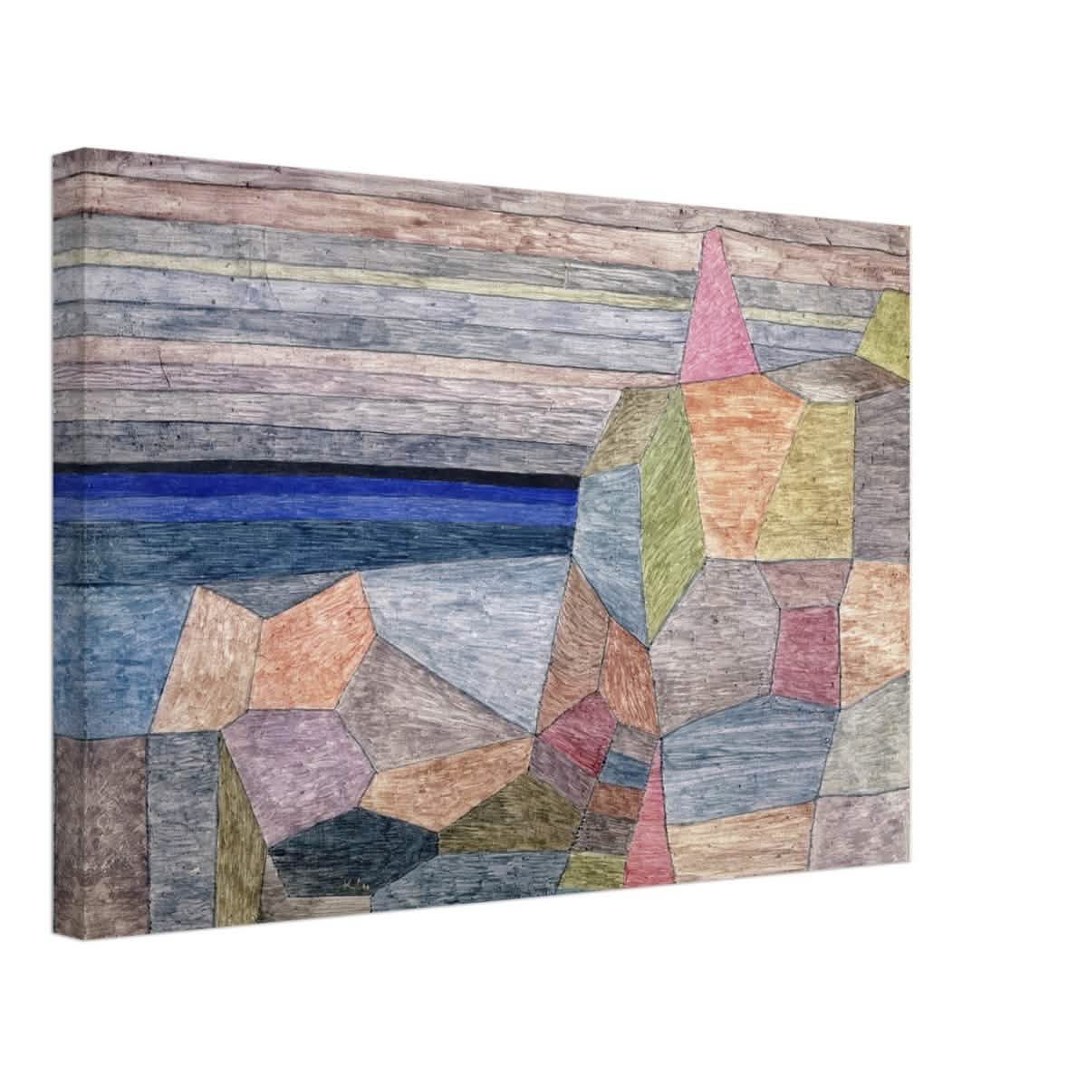 Promontorio Ph by Paul Klee 1933 Abstract Wall Art - Canvas - 40x60 cm / 16x24″ - Thick