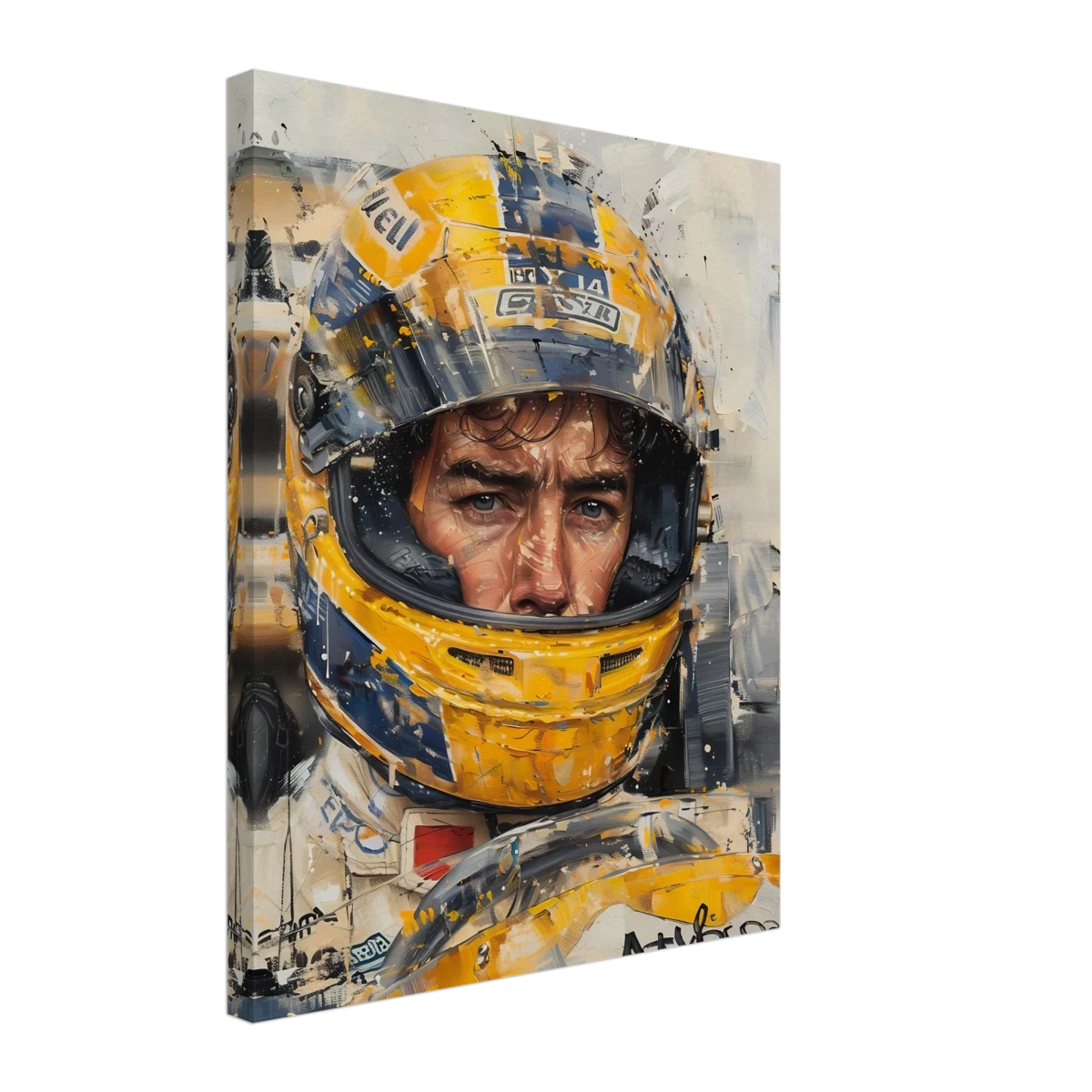 Racing Legend – The Spirit of Speed & Determination | Racing collection wall art print - Canvas - 40x50 cm / 16x20″ -