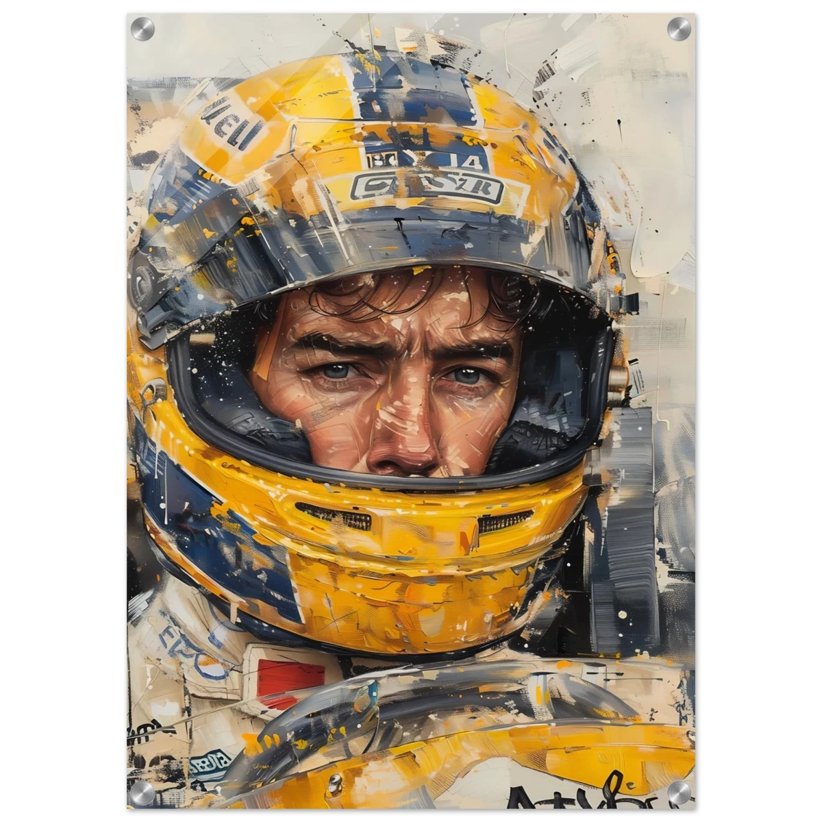 Racing Legend – The Spirit of Speed & Determination | Racing collection wall art print - Acrylic Print - 50x70 cm / 20x28″ -