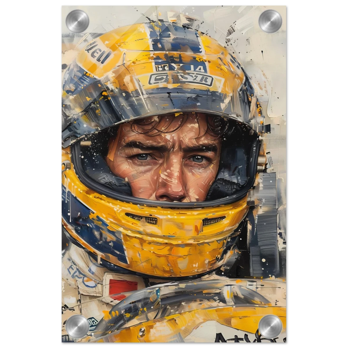 Racing Legend – The Spirit of Speed & Determination | Racing collection wall art print - Acrylic Print - 20x30 cm / 8x12″ -