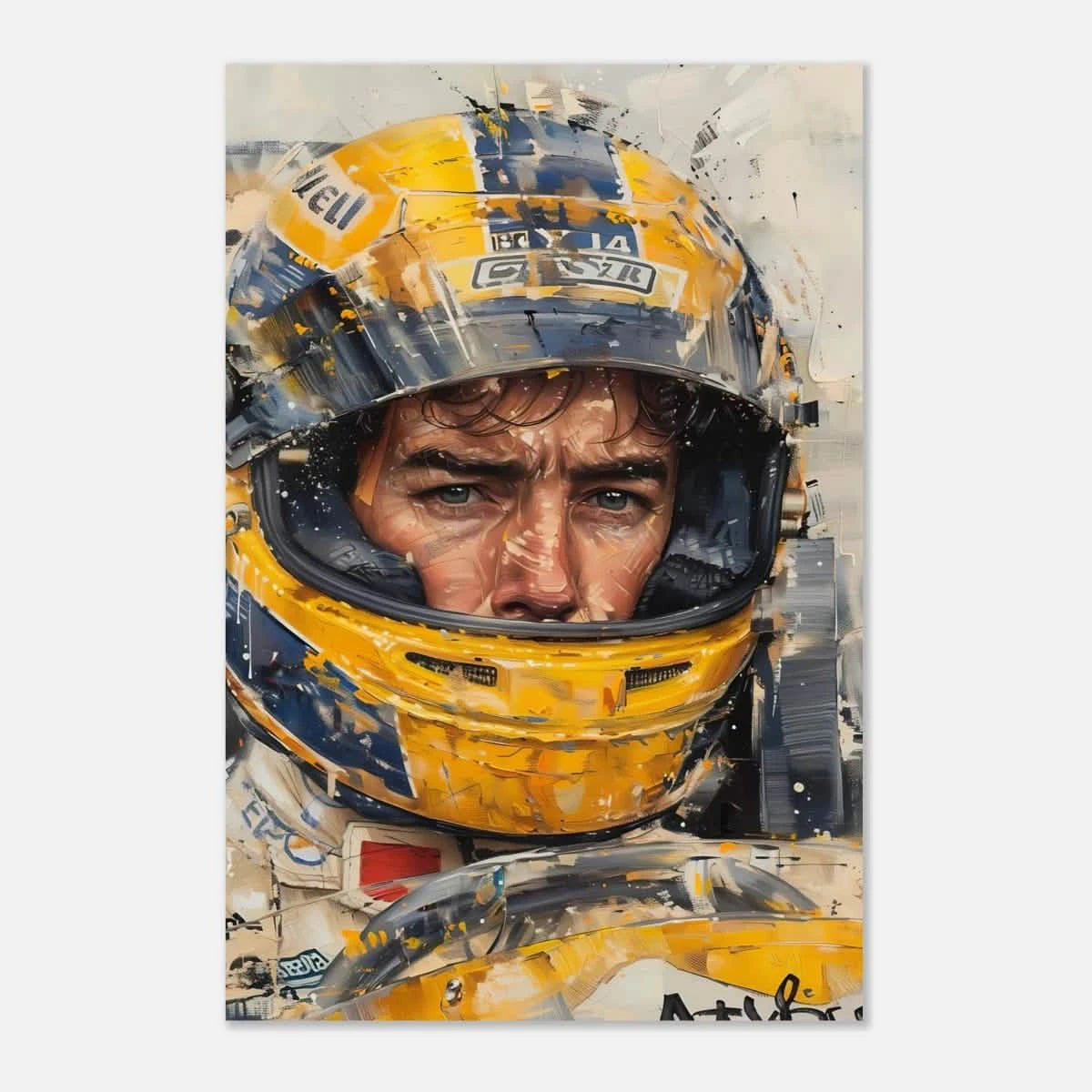 Racing Legend – The Spirit of Speed & Determination | Racing collection wall art print - Aluminum Print - 20x30 cm / 8x12″ -