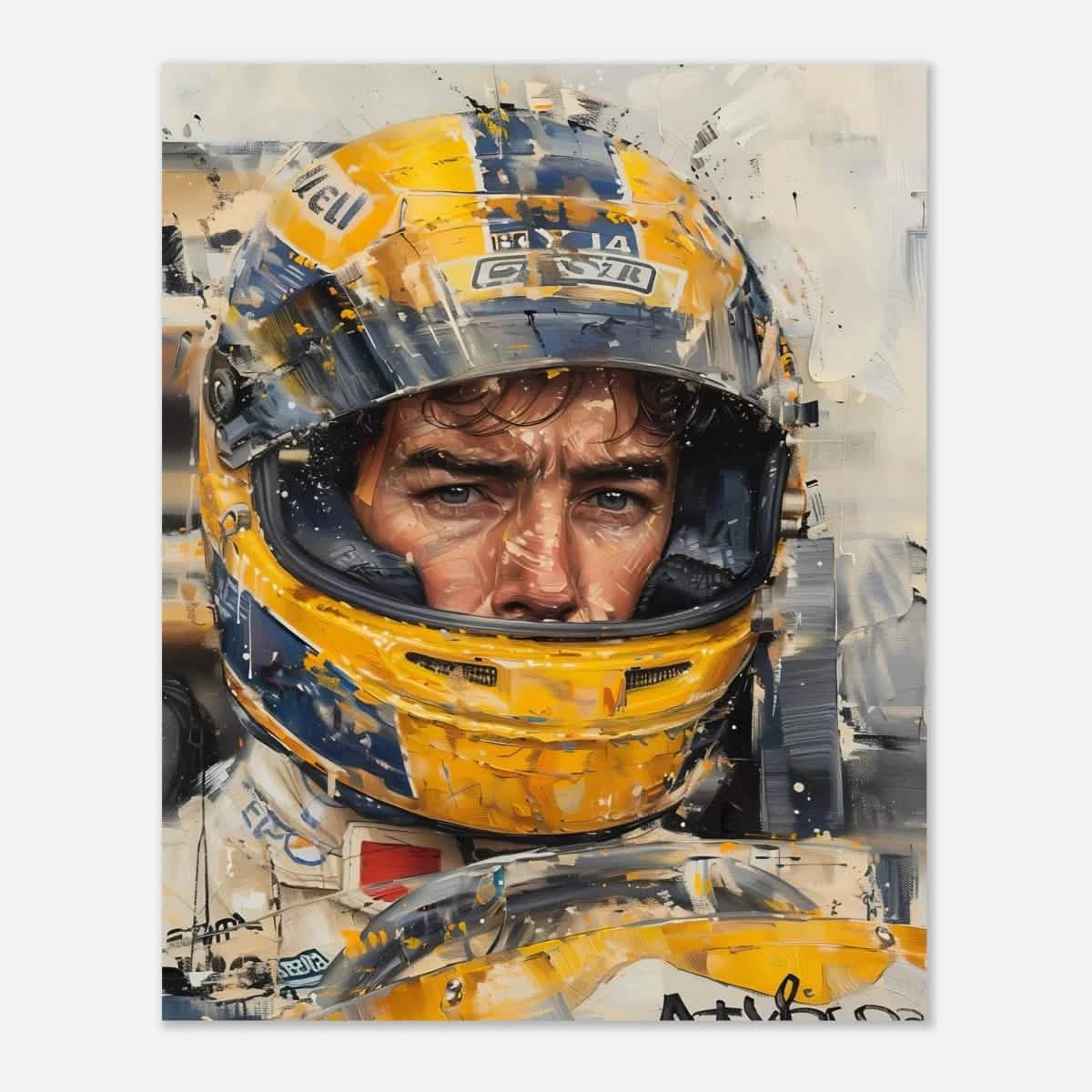 Racing Legend – The Spirit of Speed & Determination | Racing collection wall art print - Aluminum Print - 40x50 cm / 16x20″ -