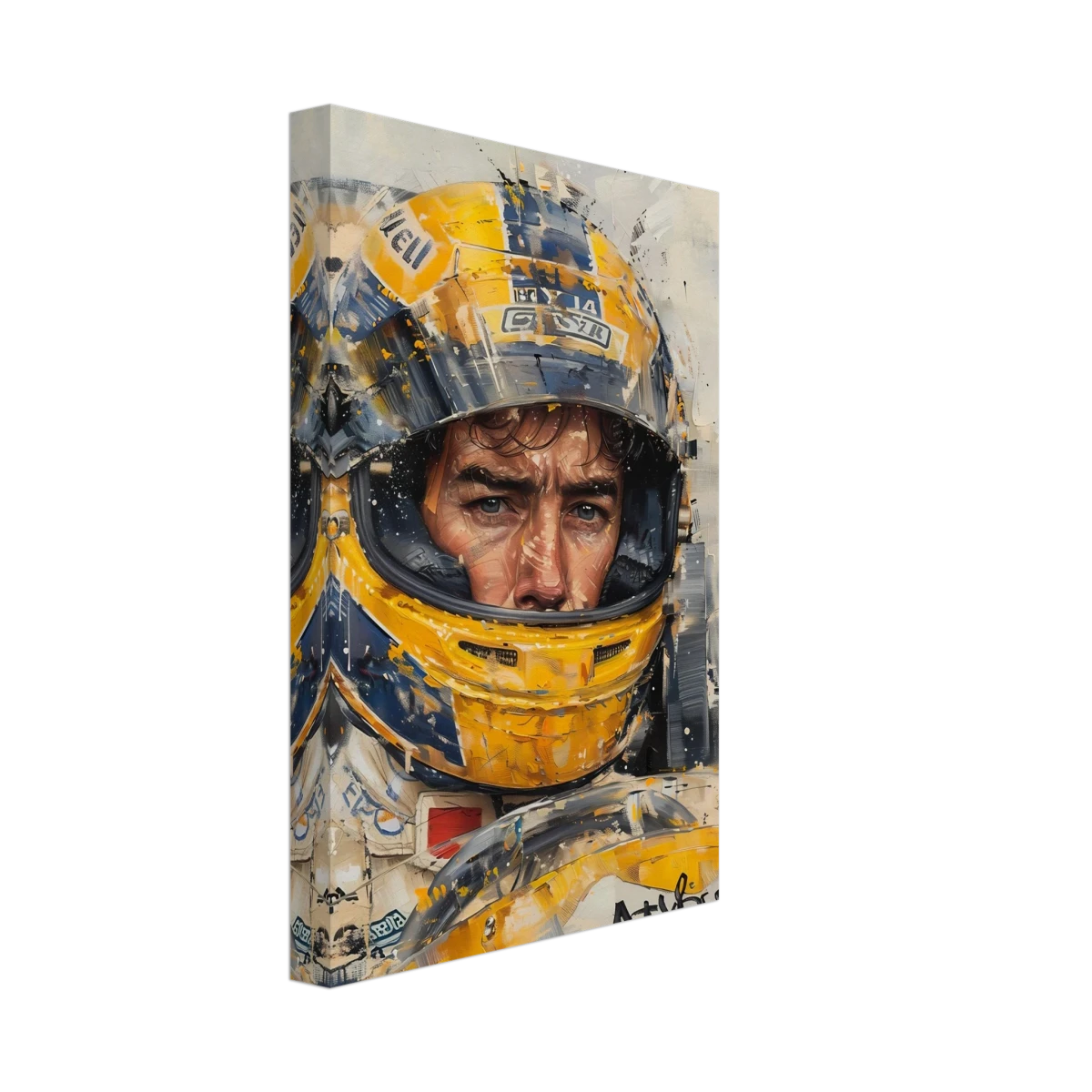 Racing Legend – The Spirit of Speed & Determination | Racing collection wall art print - Canvas - 20x30 cm / 8x12″ -