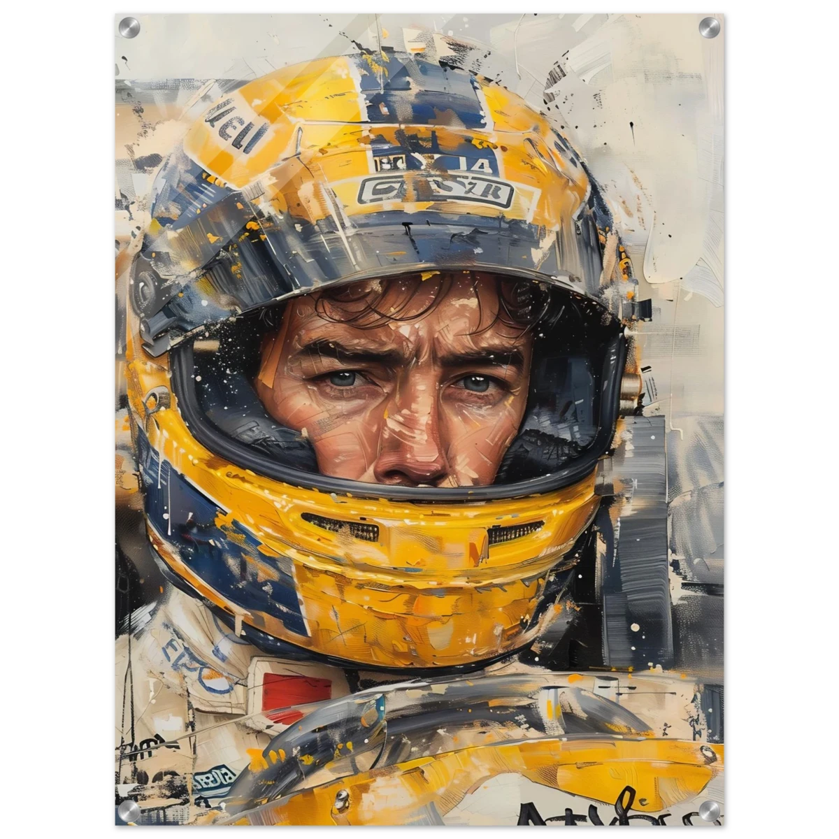 Racing Legend – The Spirit of Speed & Determination | Racing collection wall art print - Acrylic Print - 60x80 cm / 24x32″ -