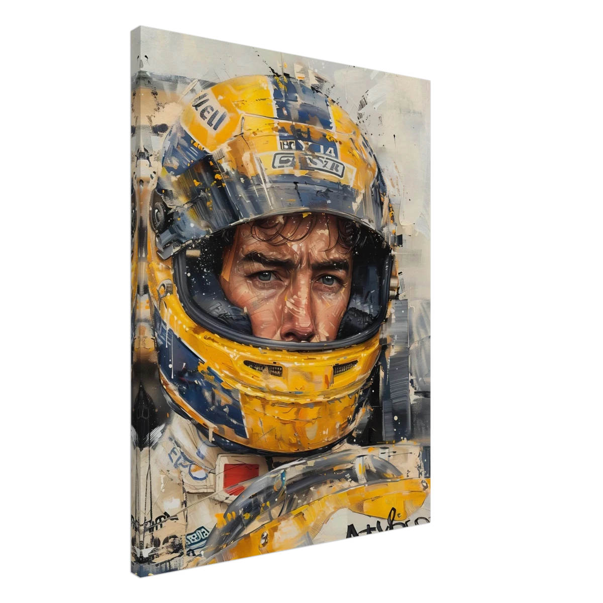 Racing Legend – The Spirit of Speed & Determination | Racing collection wall art print - Canvas - 60x80 cm / 24x32″ -