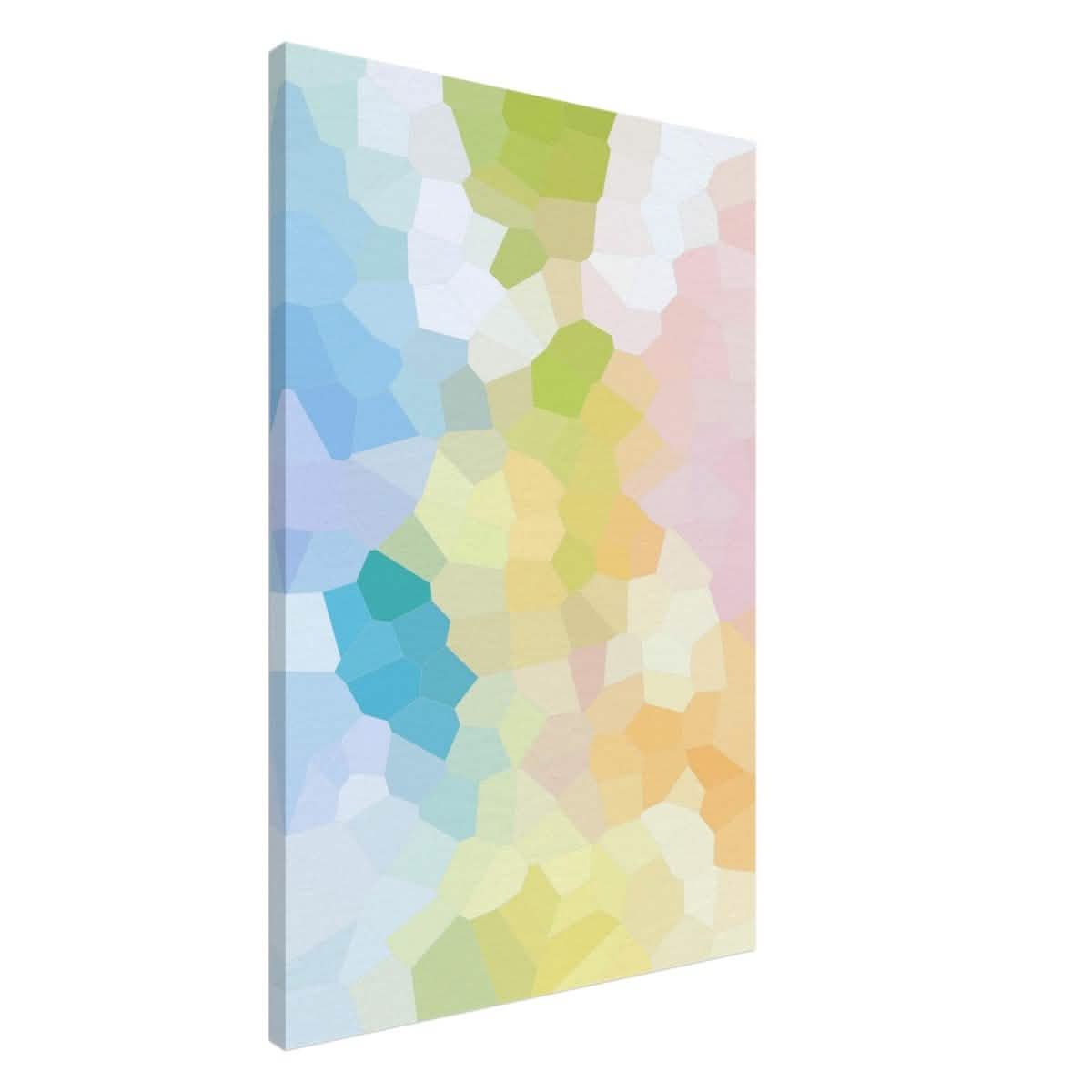 Radiant Harmony: A Burst of Life and Color | Abstract Wall art Print - 60x90 cm / 24x36″ - Canvas -