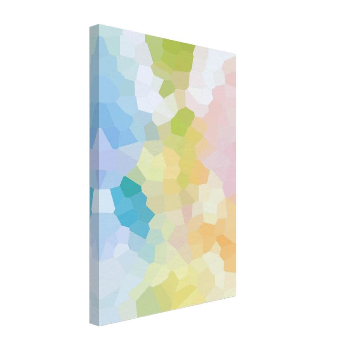 Radiant Harmony: A Burst of Life and Color | Abstract Wall art Print - 30x45 cm / 12x18″ - Canvas -