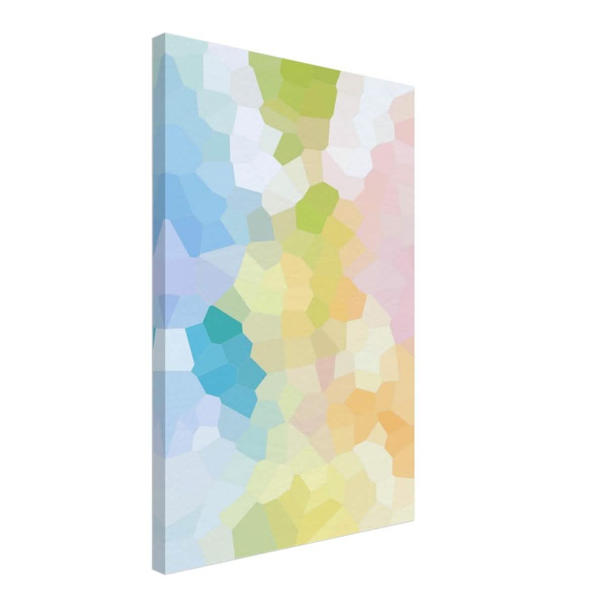 Radiant Harmony: A Burst of Life and Color | Abstract Wall art Print - 40x60 cm / 16x24″ - Canvas -