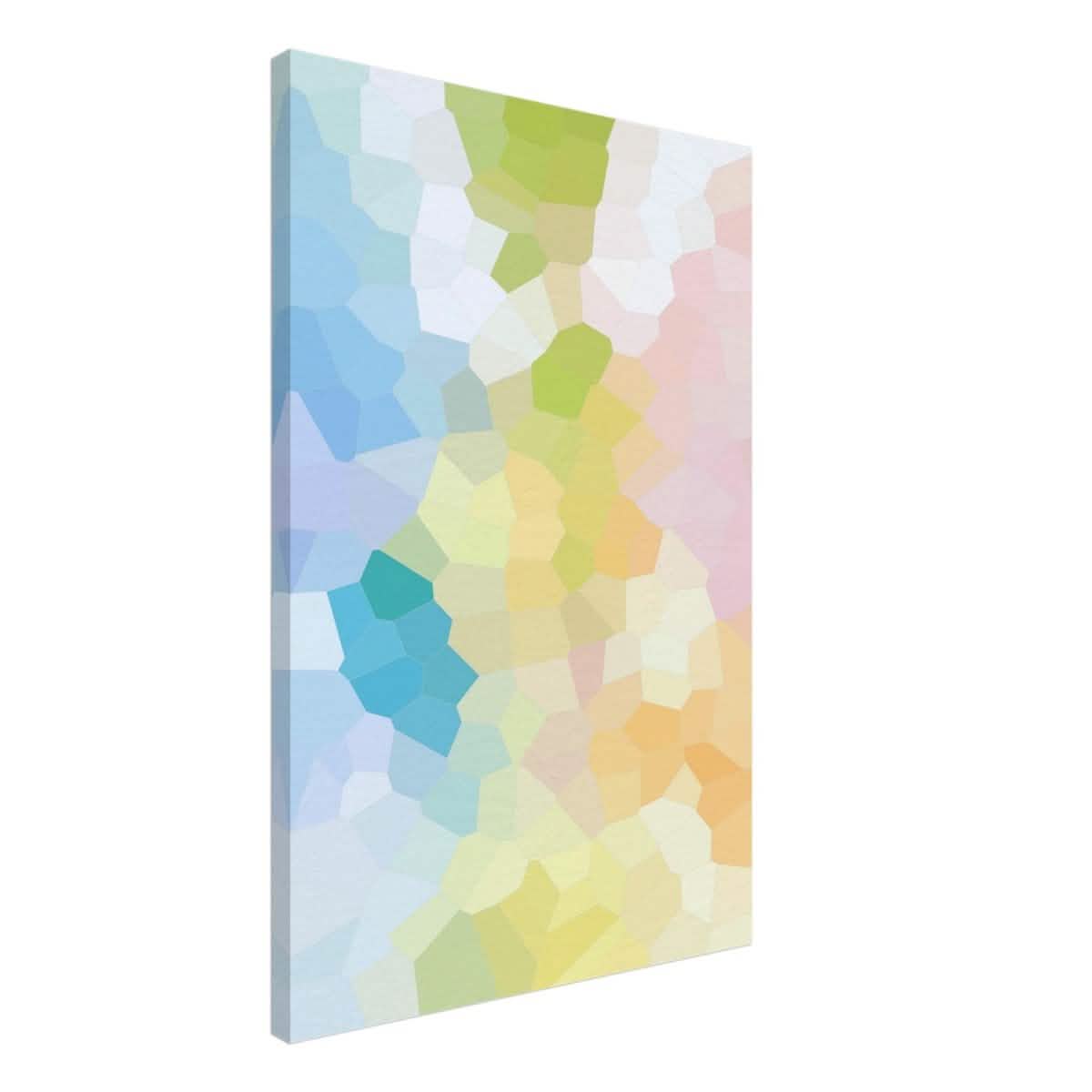 Radiant Harmony: A Burst of Life and Color | Abstract Wall art Print - 50x75 cm / 20x30″ - Canvas -