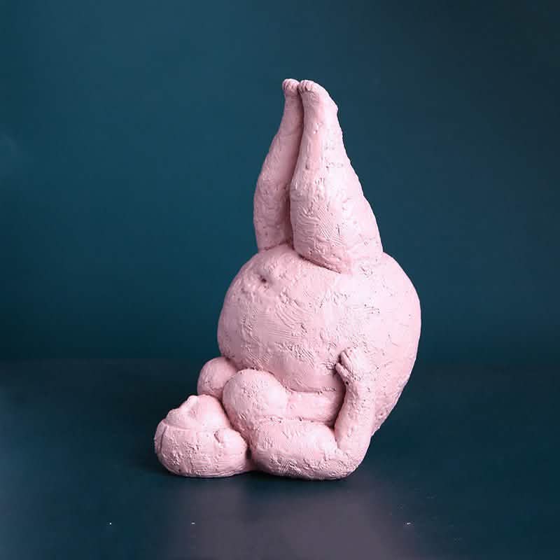 Resin Yoga Sculpture | Lady Figure Ornament - 2C -