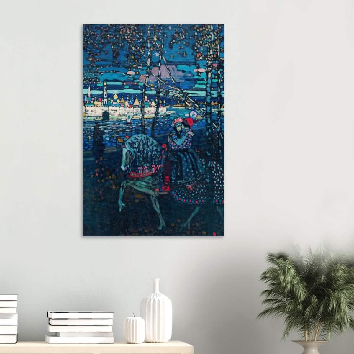 Riding Couple by Wassily Kandinsky - Wood Prints - 60x90 cm / 24x36″ - 10 mm