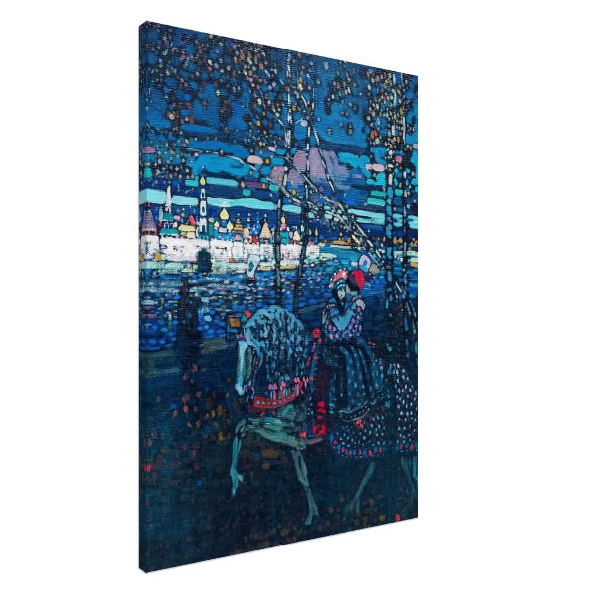 Riding Couple by Wassily Kandinsky - Canvas - 70x100 cm / 28x40″ - Slim