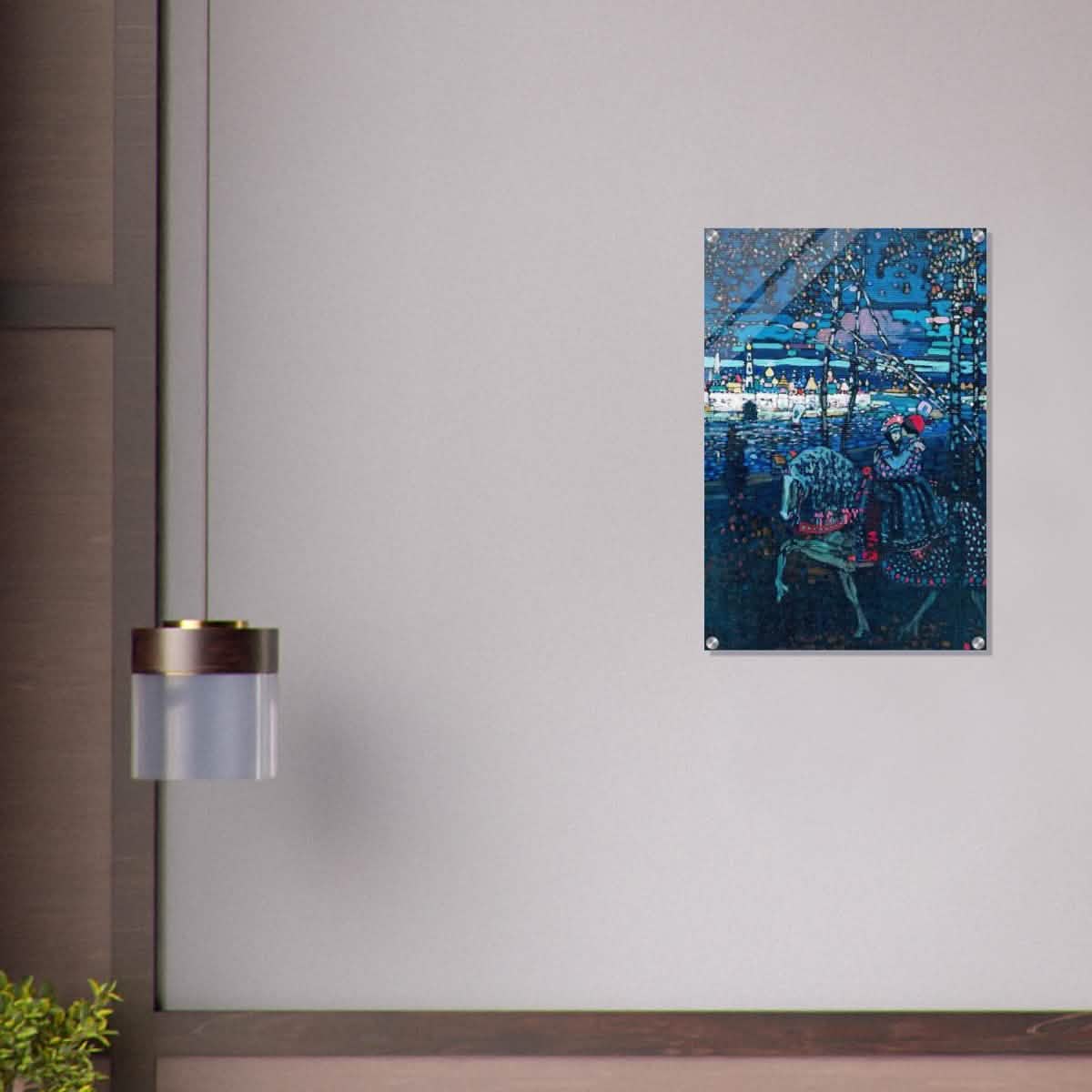 Riding Couple by Wassily Kandinsky - Acrylic Print - 50x75 cm / 20x30″ -