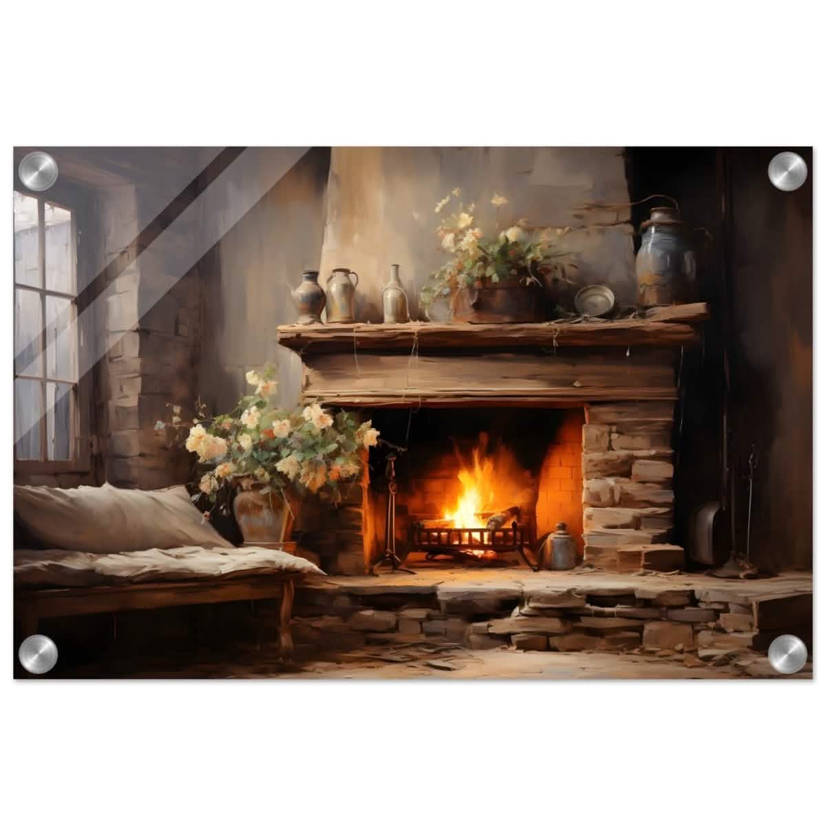 Rustic Retreat | Nature & City Art wall art print - Acrylic Print - 30x45 cm / 12x18″ -