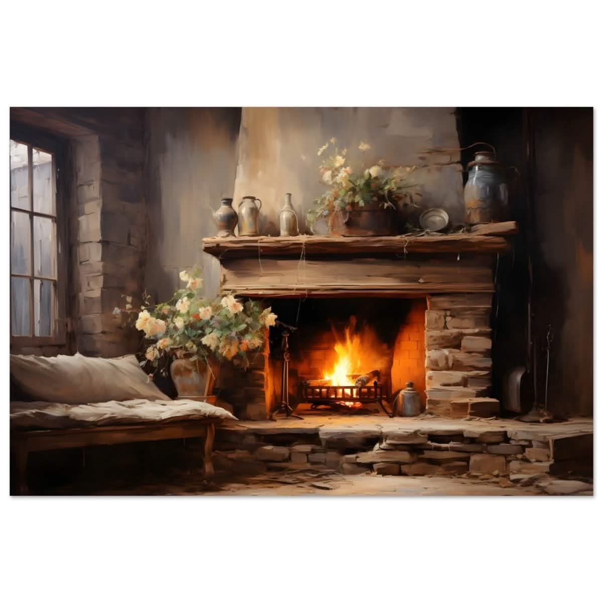 Rustic Retreat | Nature & City Art wall art print - Aluminum Print - 40x60 cm / 16x24″ -