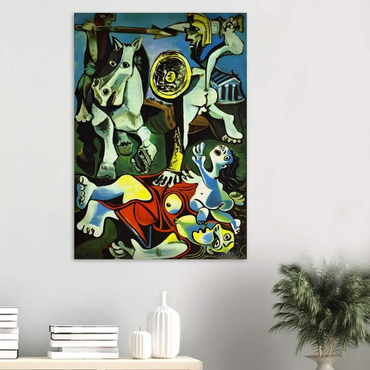Sabine women by Pablo Picasso 1963 - Wood Prints - 70x100 cm / 28x40″ - 20 mm