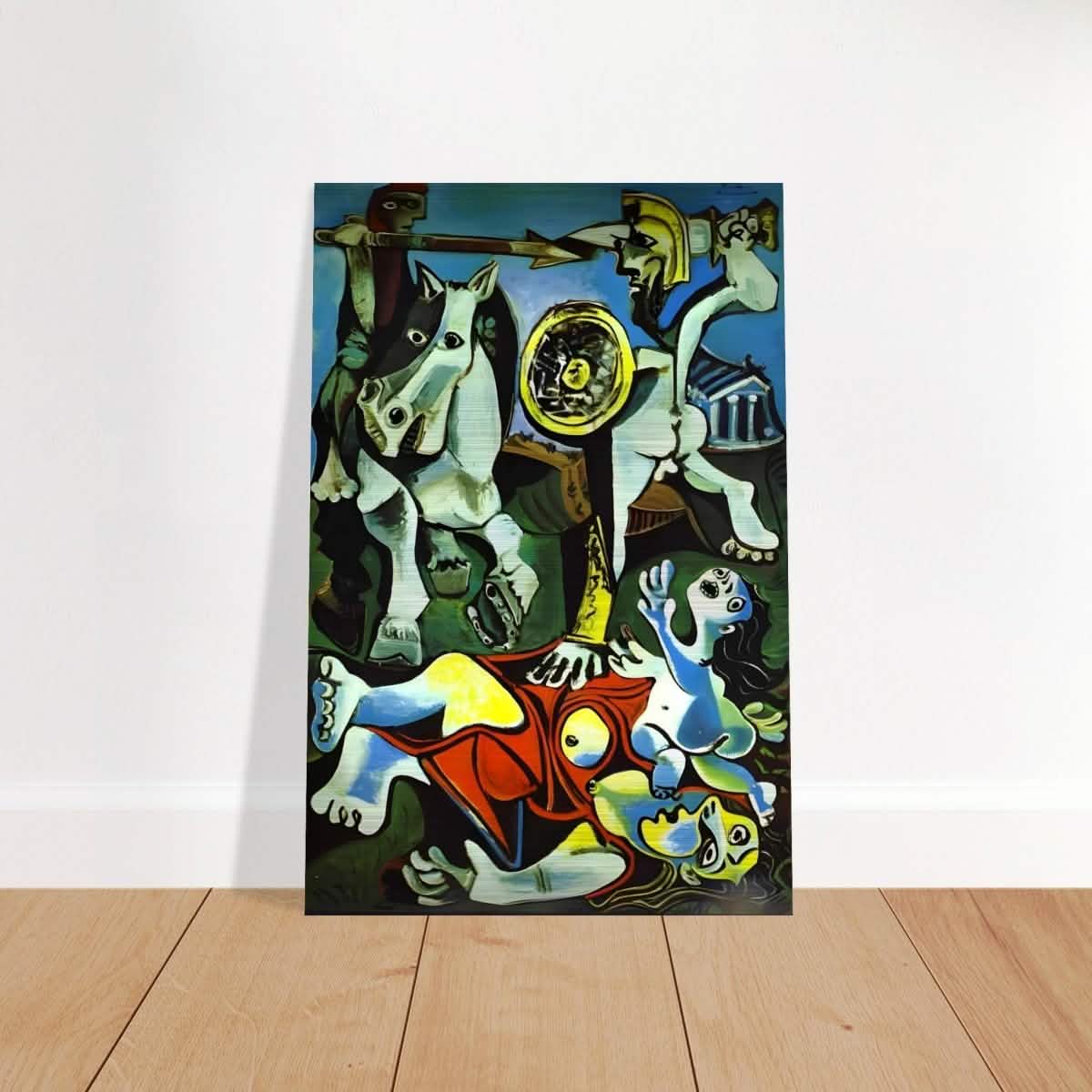Sabine women by Pablo Picasso 1963 - Brushed Aluminum Print - 40x60 cm / 16x24″ -