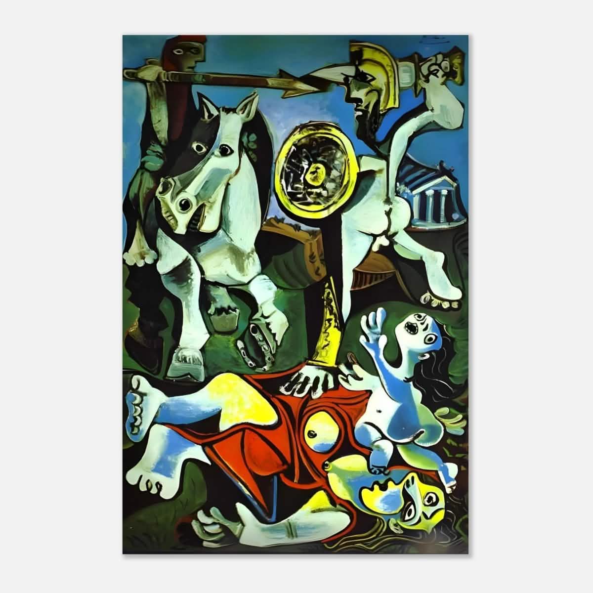 Sabine women by Pablo Picasso 1963 - Aluminum Print - 40x60 cm / 16x24″ -