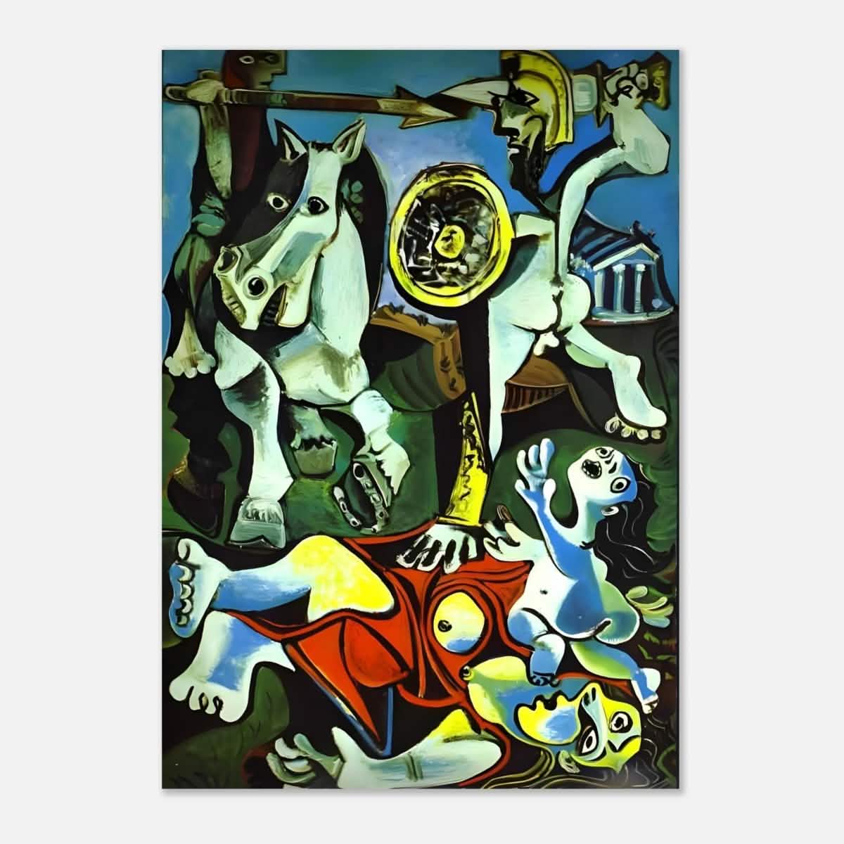 Sabine women by Pablo Picasso 1963 - Aluminum Print - 70x100 cm / 28x40″ -