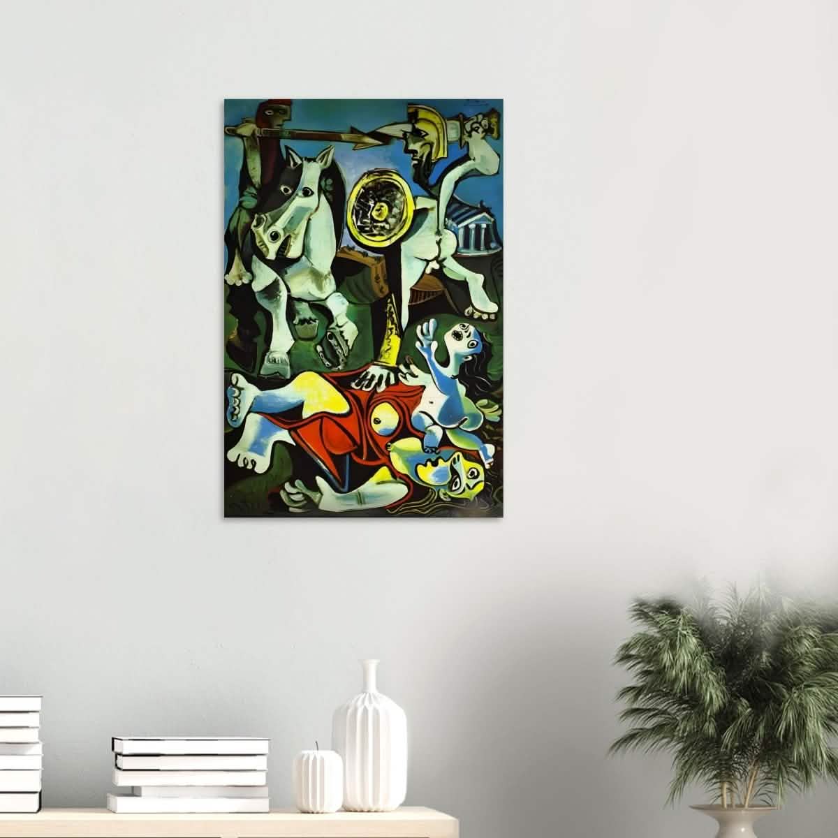 Sabine women by Pablo Picasso 1963 - Wood Prints - 50x75 cm / 20x30″ - 20 mm