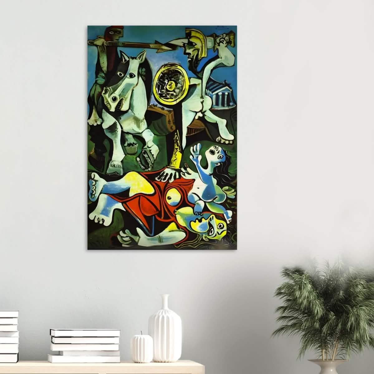 Sabine women by Pablo Picasso 1963 - Wood Prints - 60x90 cm / 24x36″ - 10 mm