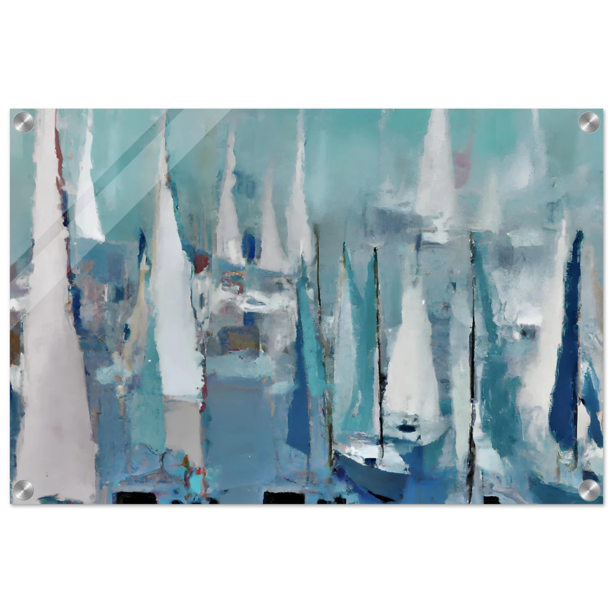 "Sailing Dreams" – An Abstract Nautical Masterpiece | Wall art print - Acrylic Print - 40x60 cm / 16x24″ -