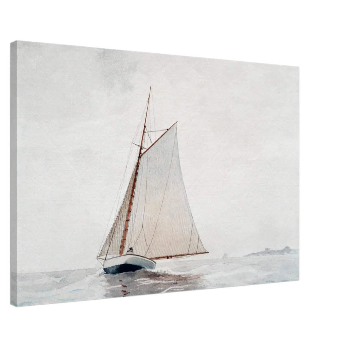 Sailing Off Gloucester by Winslow Homer Cornell - Canvas - 60x90 cm / 24x36″ - Slim