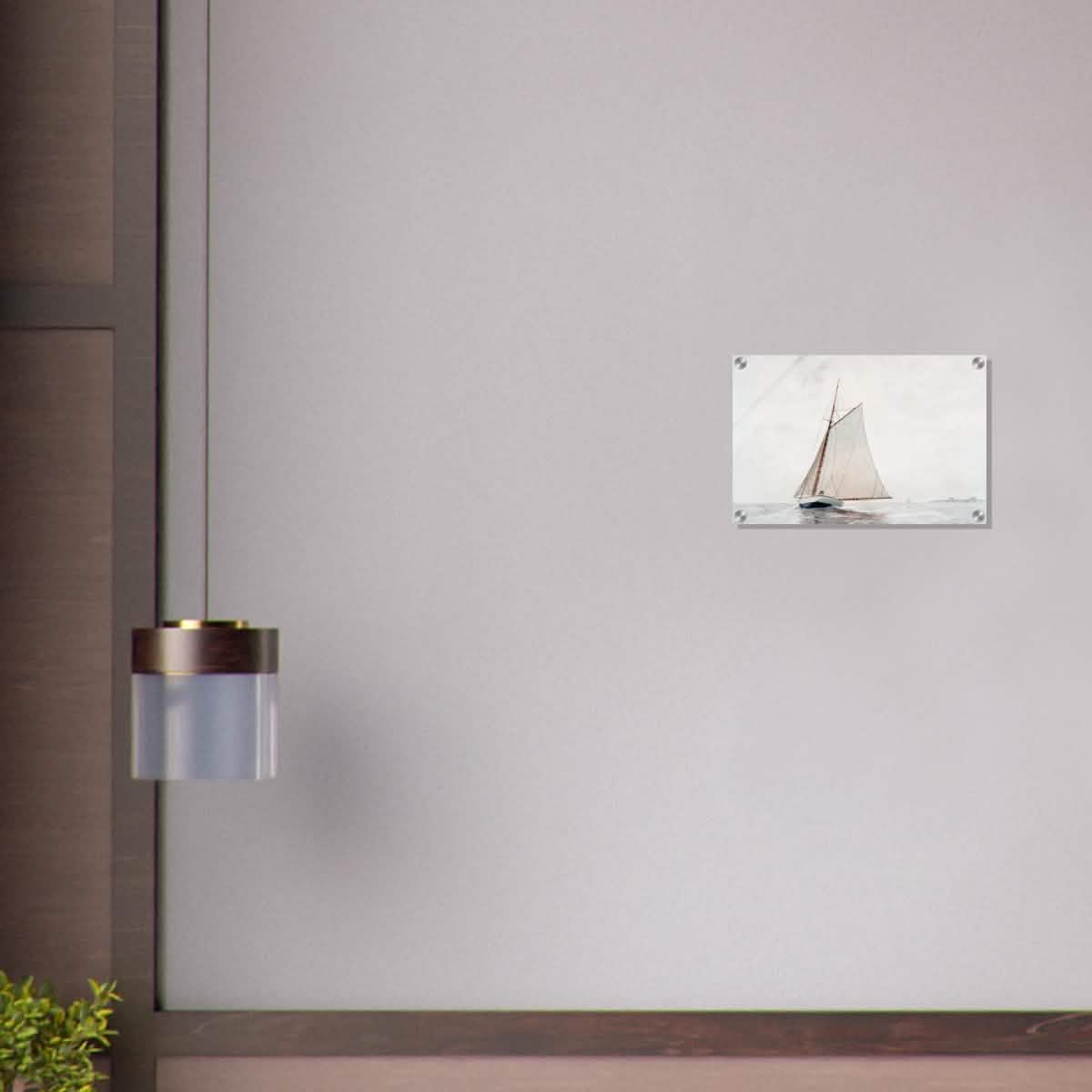 Sailing Off Gloucester by Winslow Homer Cornell - Acrylic Print - 30x45 cm / 12x18″ -