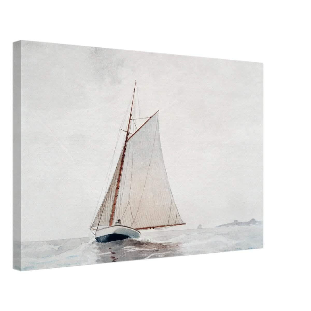 Sailing Off Gloucester by Winslow Homer Cornell - Canvas - 40x60 cm / 16x24″ - Slim