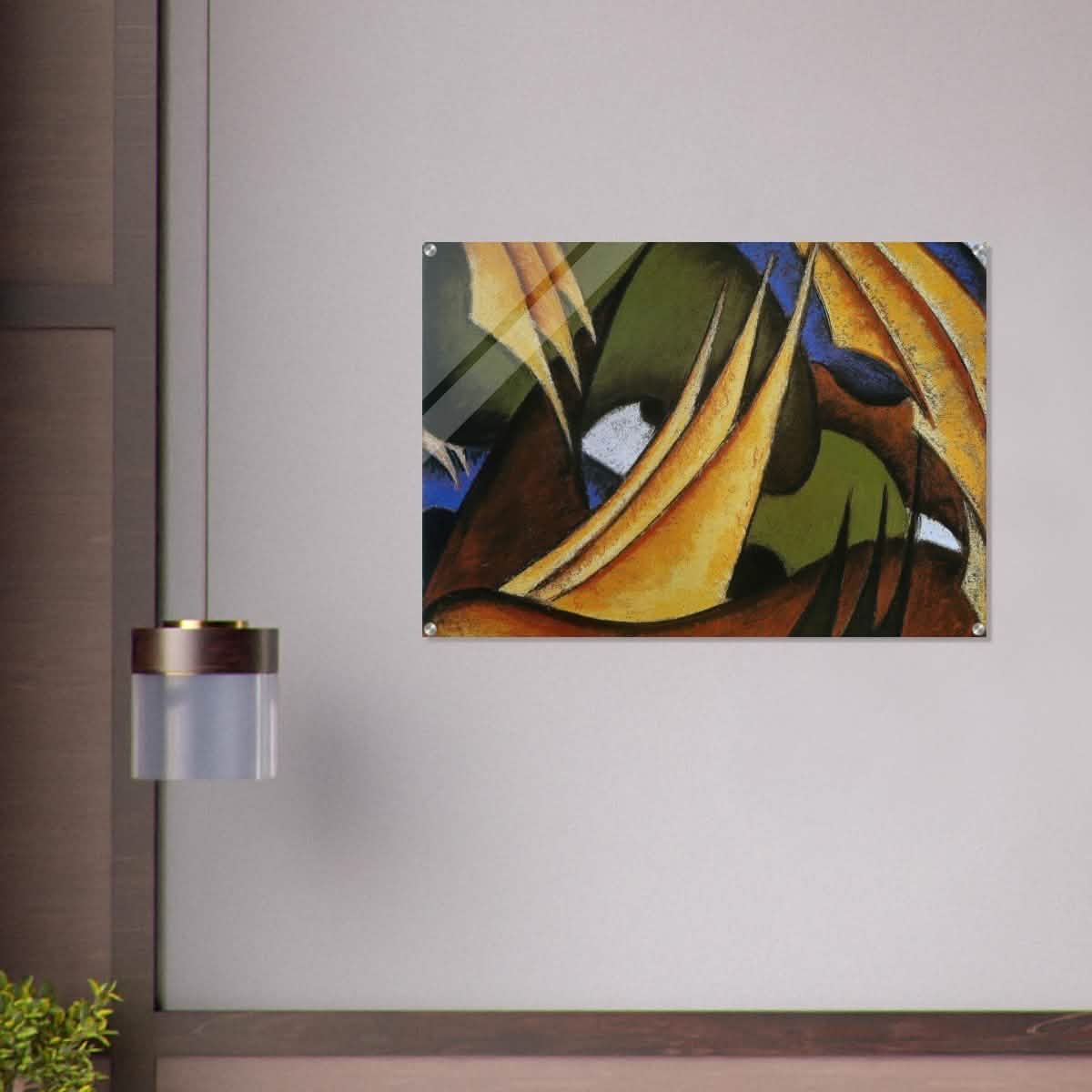 Sails by Arthur Dove - Acrylic Print - 70x100 cm / 28x40″ -