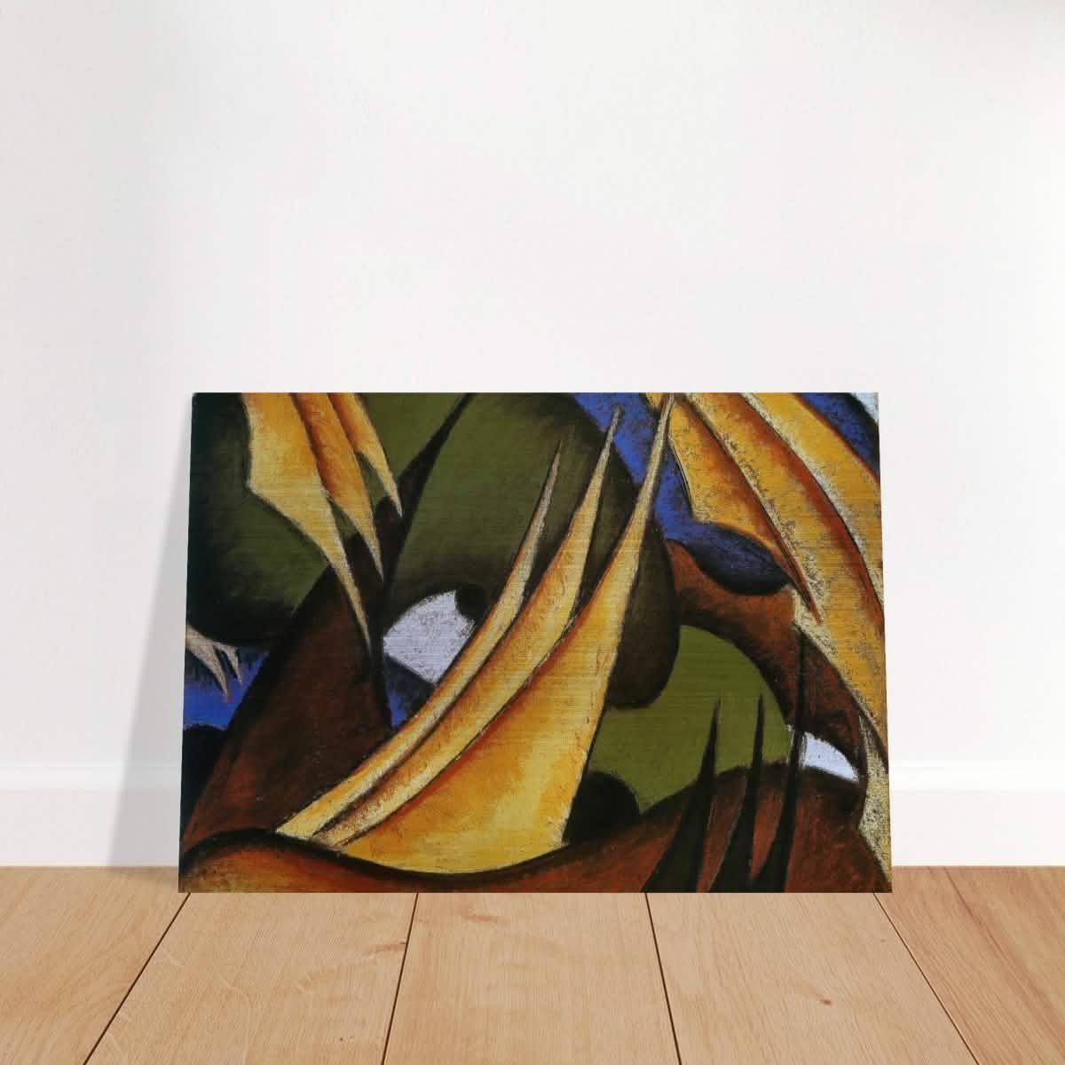 Sails by Arthur Dove - Brushed Aluminum Print - 70x100 cm / 28x40″ -