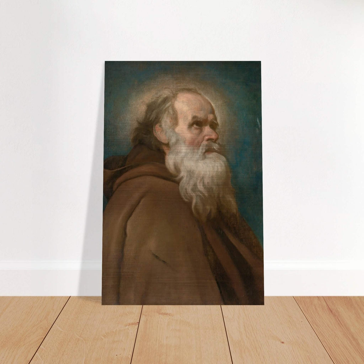 Saint Anthony Abbot Vintage by Diego Velazquez - Brushed Aluminum Print - 50x75 cm / 20x30″ -