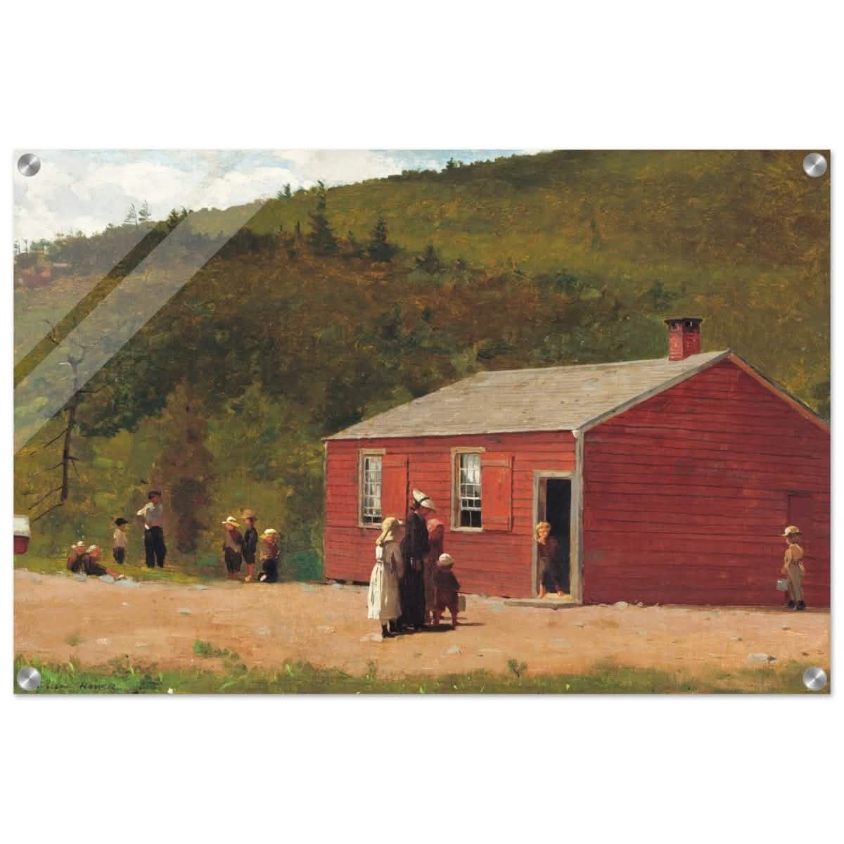 School Time by Winslow Homer | Vintage wall art print - Acrylic Print - 50x75 cm / 20x30″ -