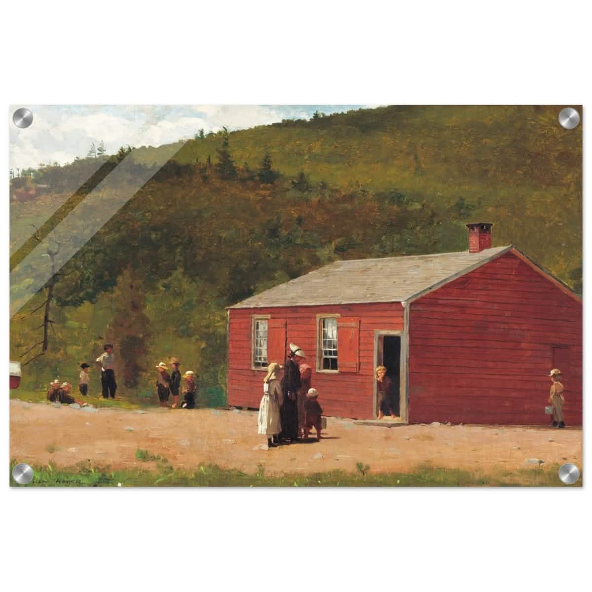 School Time by Winslow Homer | Vintage wall art print - Acrylic Print - 40x60 cm / 16x24″ -