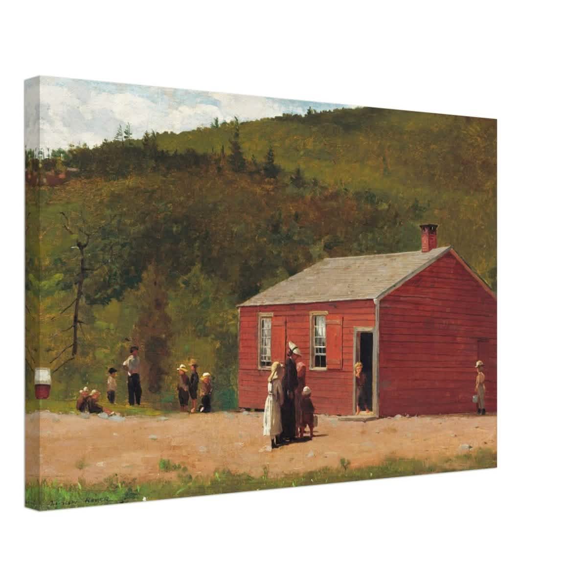 School Time by Winslow Homer | Vintage wall art print - Canvas - 40x60 cm / 16x24″ -