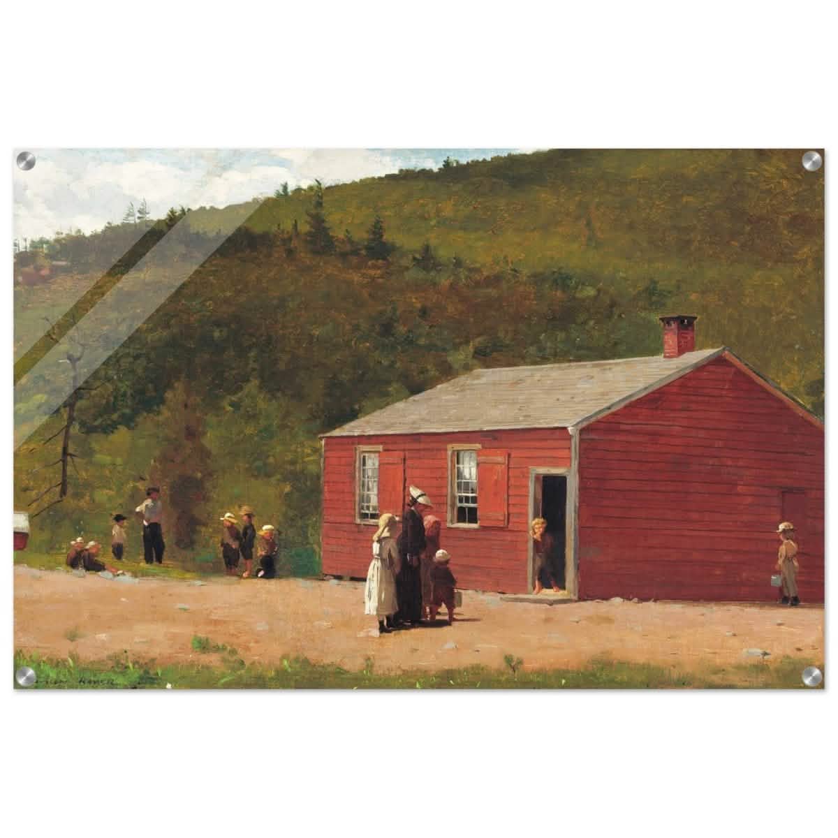 School Time by Winslow Homer | Vintage wall art print - Acrylic Print - 60x90 cm / 24x36″ -
