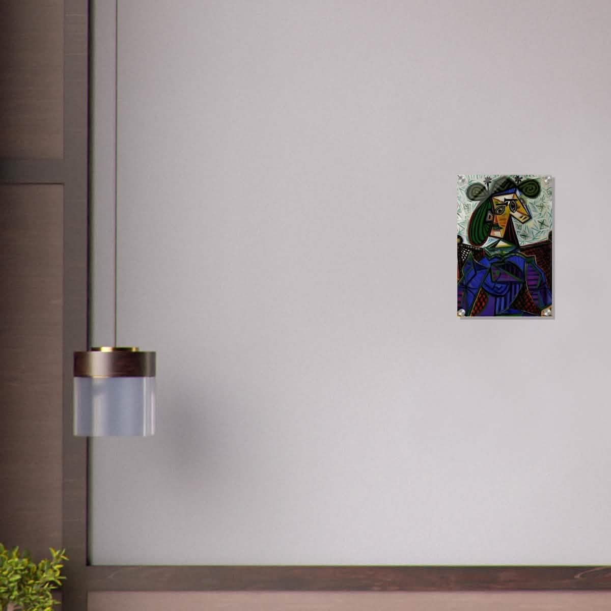 Seated Woman by Pablo Picasso - Acrylic Print - 30x45 cm / 12x18″ -