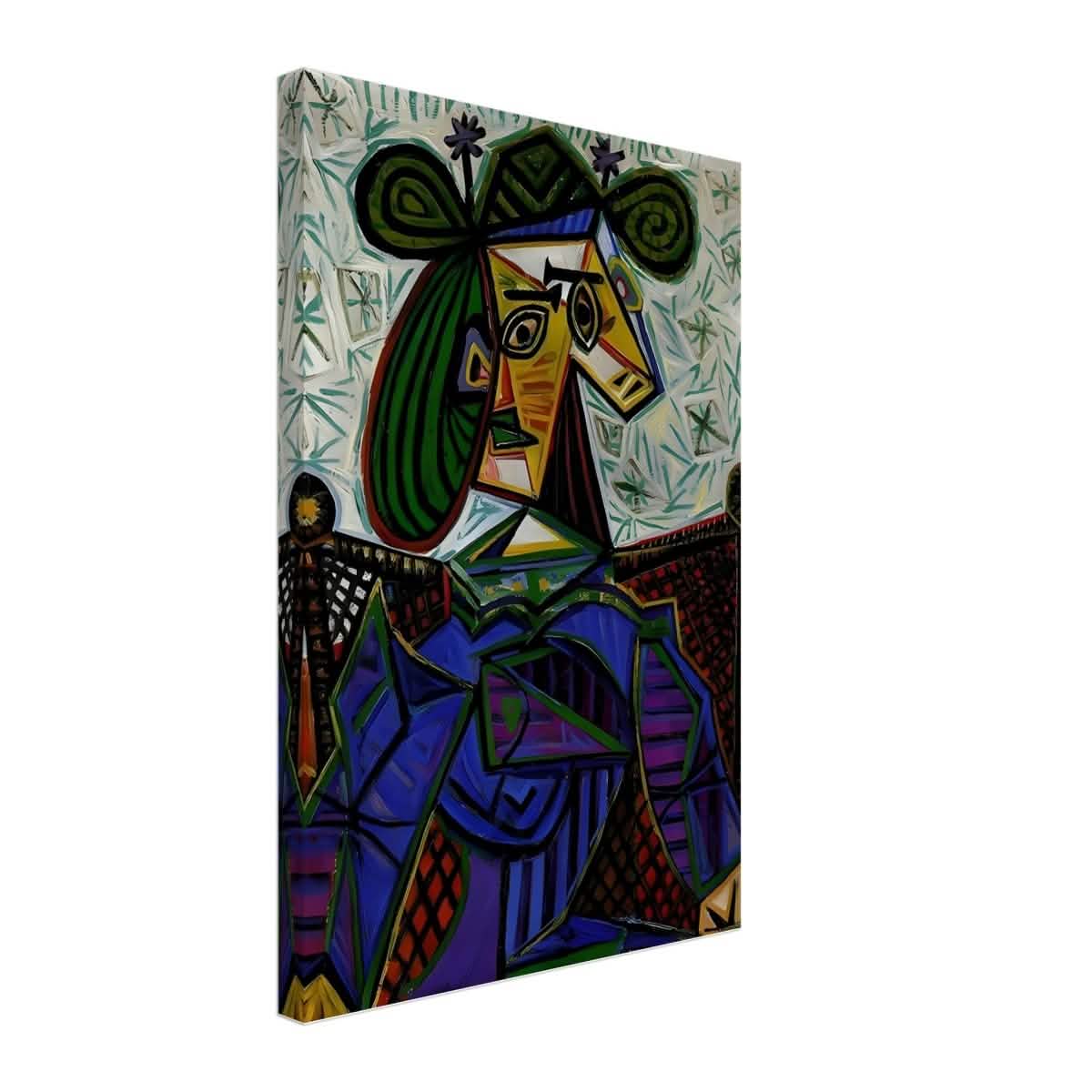 Seated Woman by Pablo Picasso - Canvas - 40x60 cm / 16x24″ - Thick