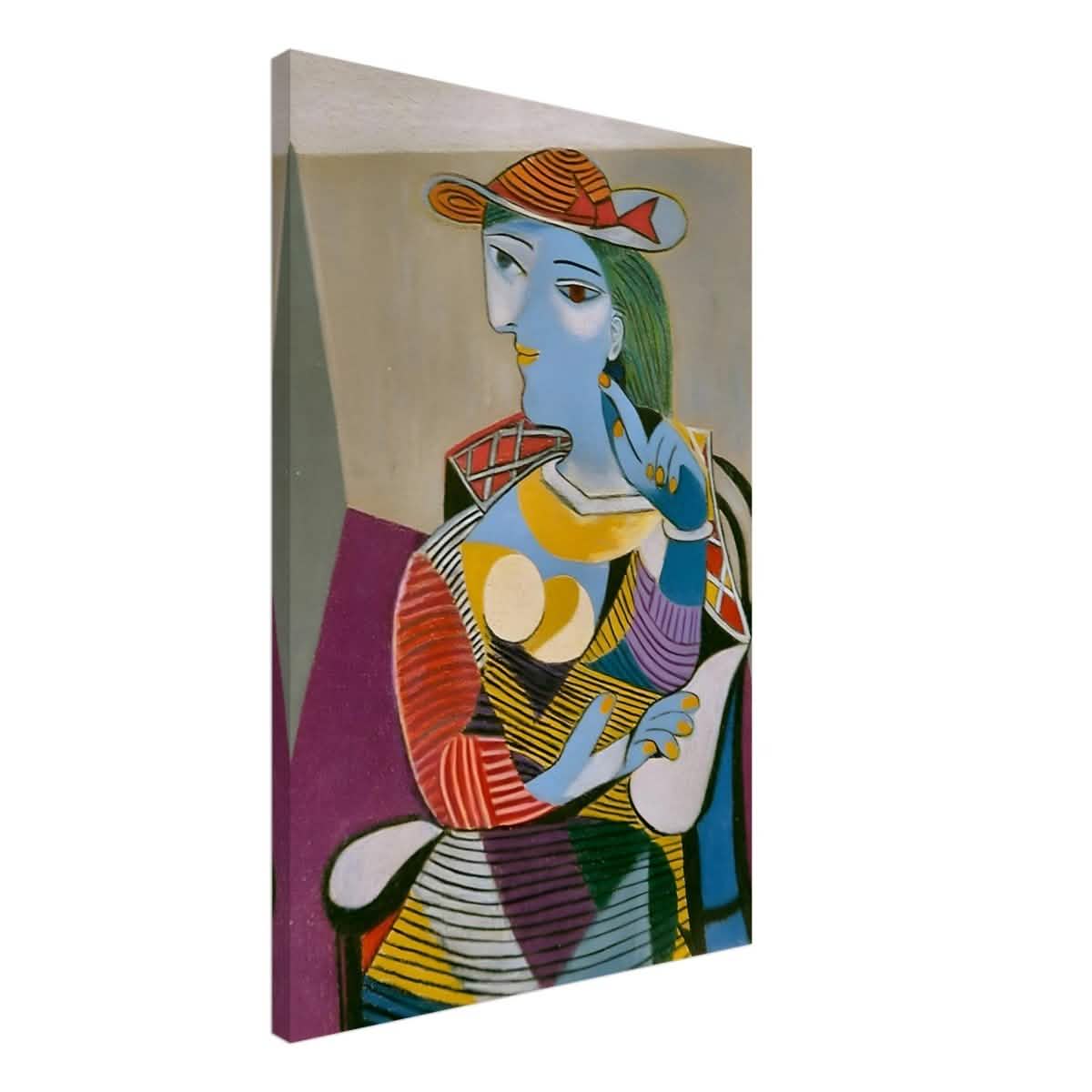 Seated Woman (Marie - Therese) by Pablo Picasso 1937 - Canvas - 50x75 cm / 20x30″ - Slim