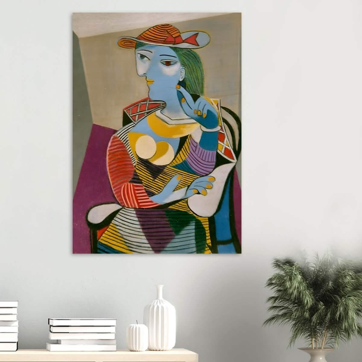 Seated Woman (Marie - Therese) by Pablo Picasso 1937 - Wood Prints - 70x100 cm / 28x40″ - 20 mm