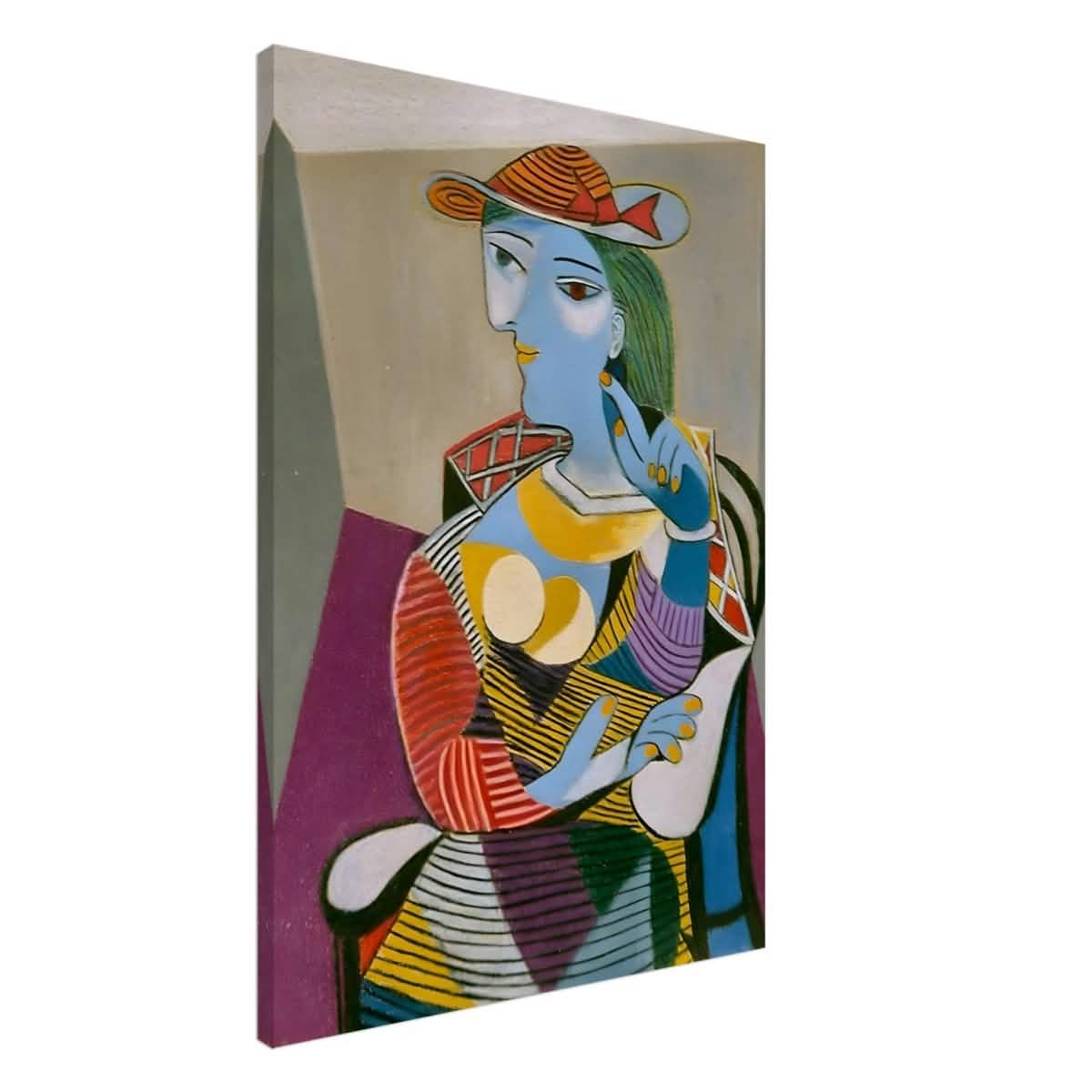 Seated Woman (Marie - Therese) by Pablo Picasso 1937 - Canvas - 70x100 cm / 28x40″ - Thick