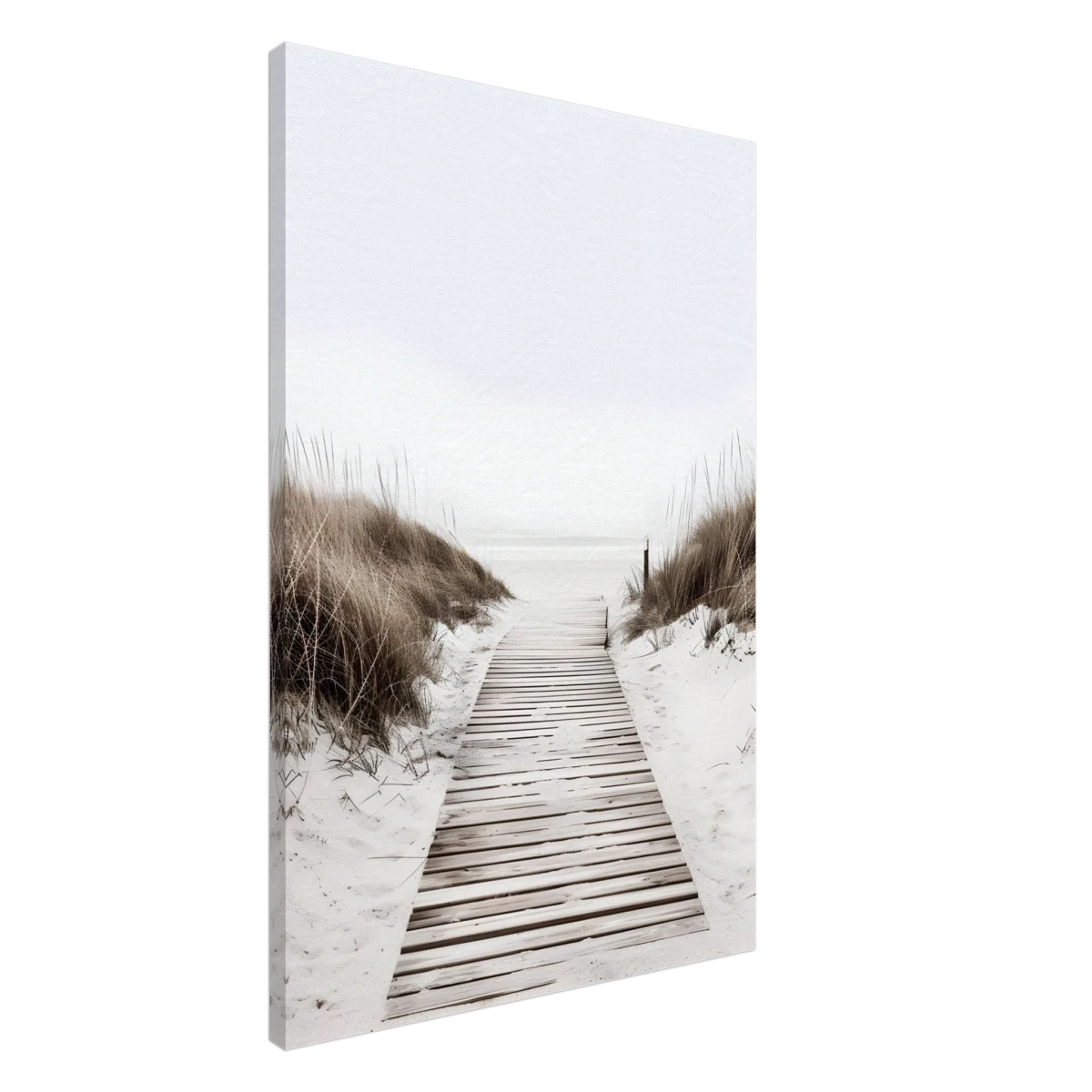 "Serene Pathway" – A Journey to Tranquility | Beach Wall art print - 60x90 cm / 24x36″ - Canvas -