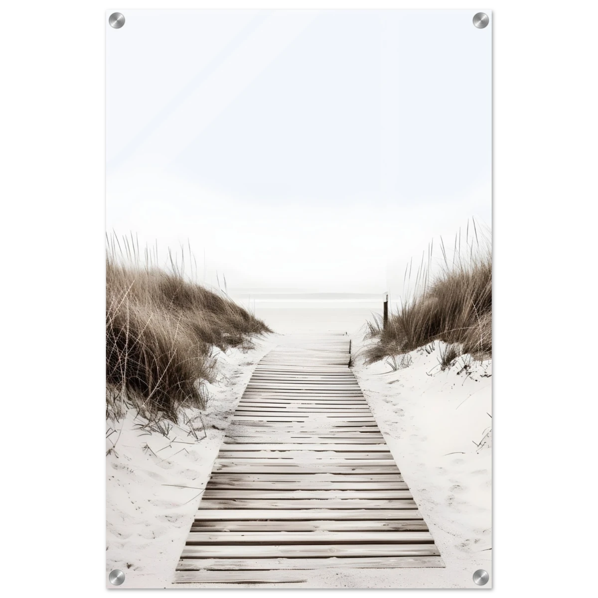 "Serene Pathway" – A Journey to Tranquility | Beach Wall art print - 50x75 cm / 20x30″ - Acrylic Print -