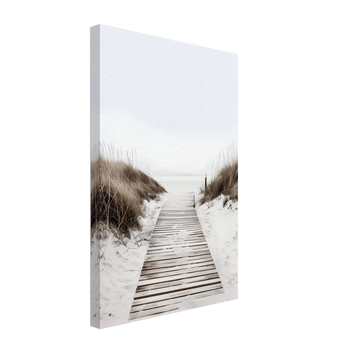 "Serene Pathway" – A Journey to Tranquility | Beach Wall art print - 30x45 cm / 12x18″ - Canvas -